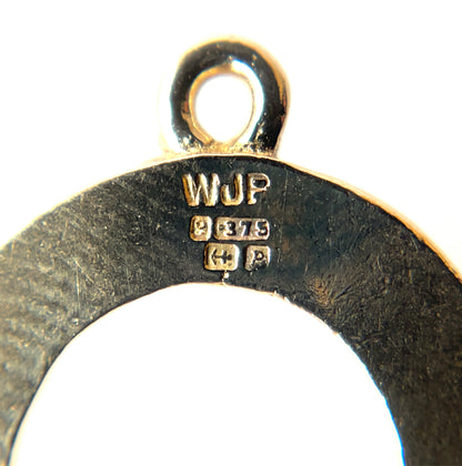 9ct Yellow Gold Horseshoe Pendant