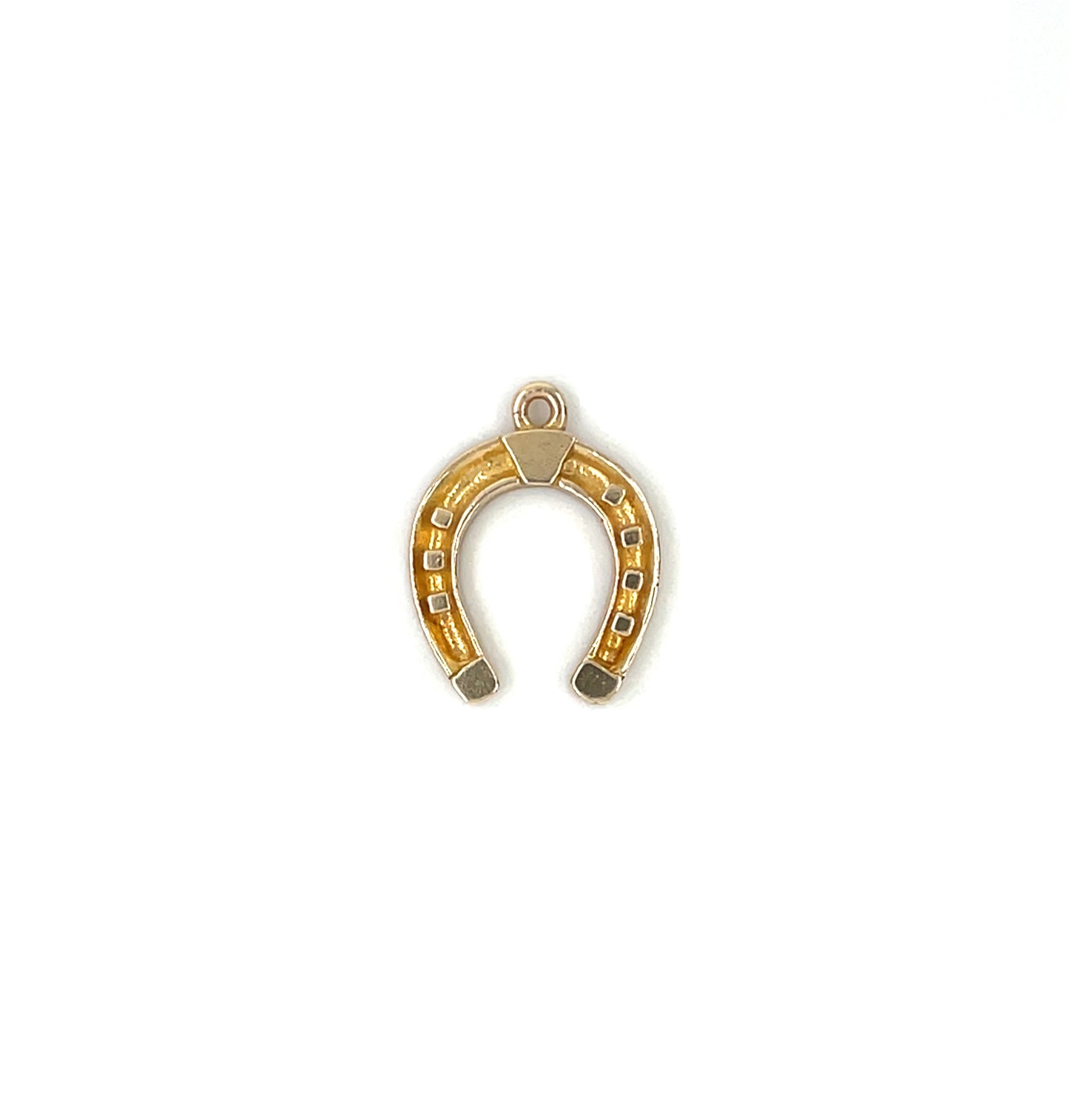 9ct Yellow Gold Horseshoe Pendant