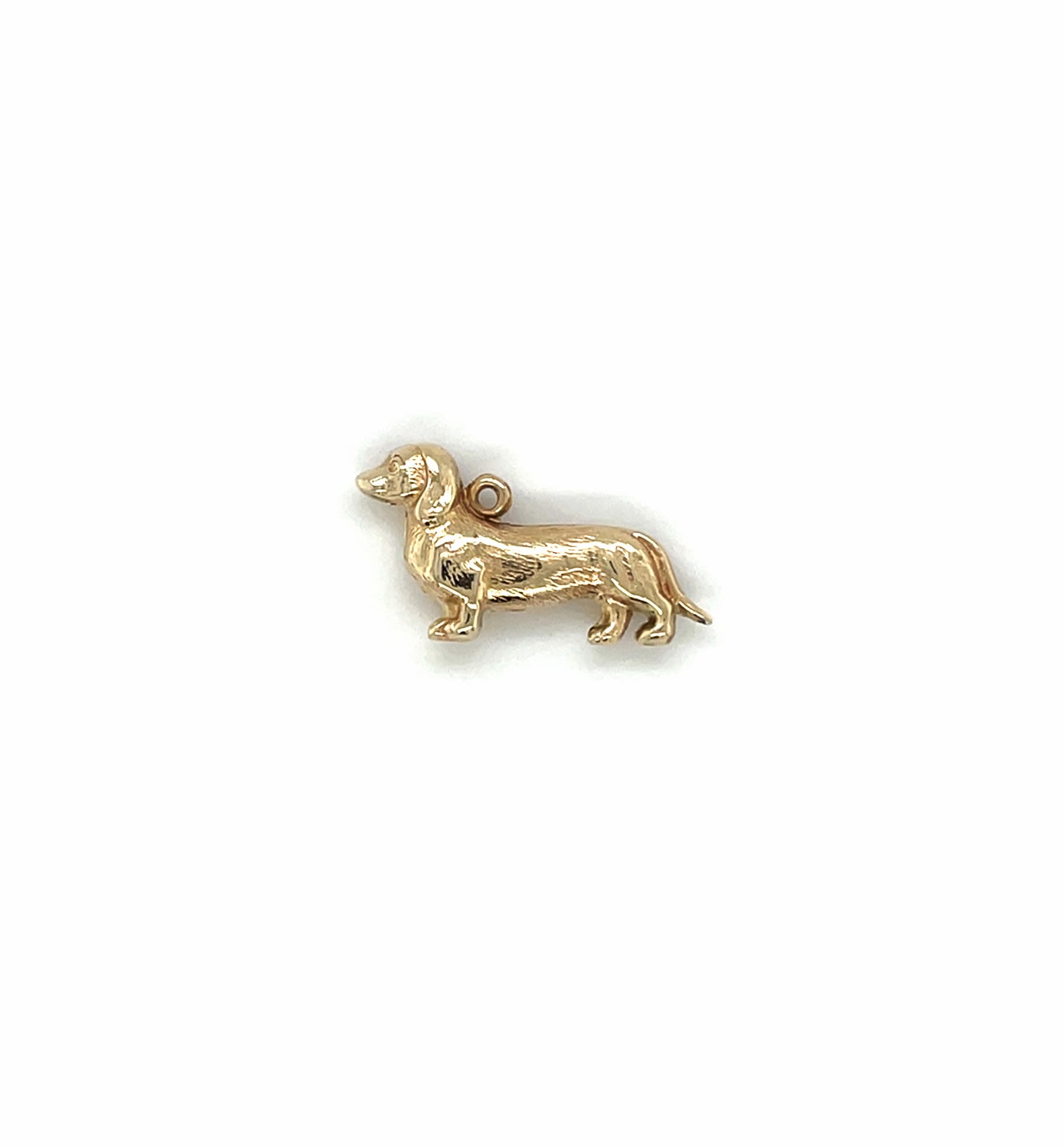 9ct Yellow Gold Dachshund Charm