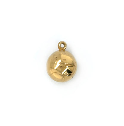 9ct Yellow Gold Football Charm