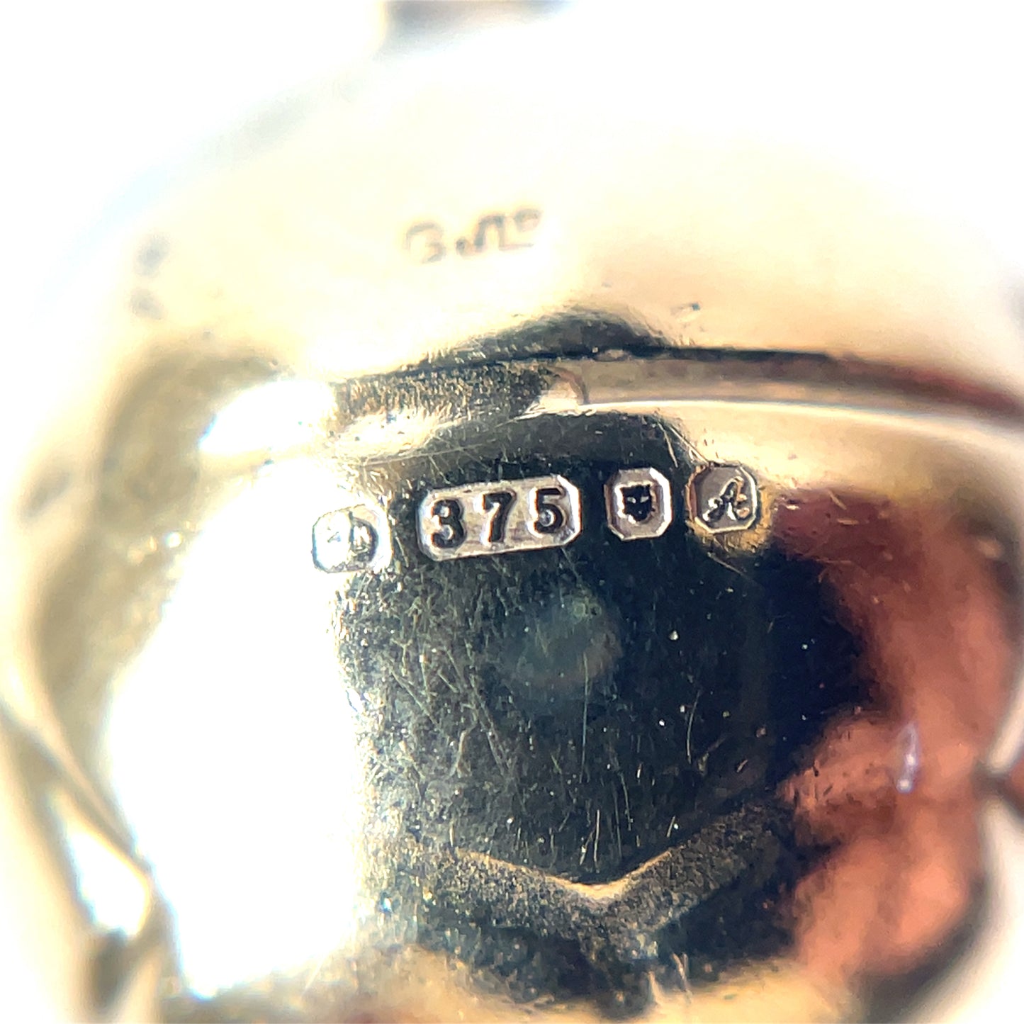 9ct Yellow Gold Football Charm