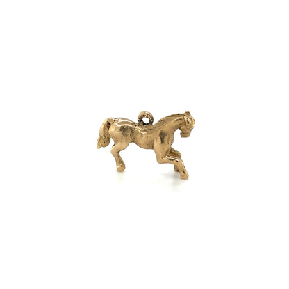 9ct Yellow Gold Horse Charm