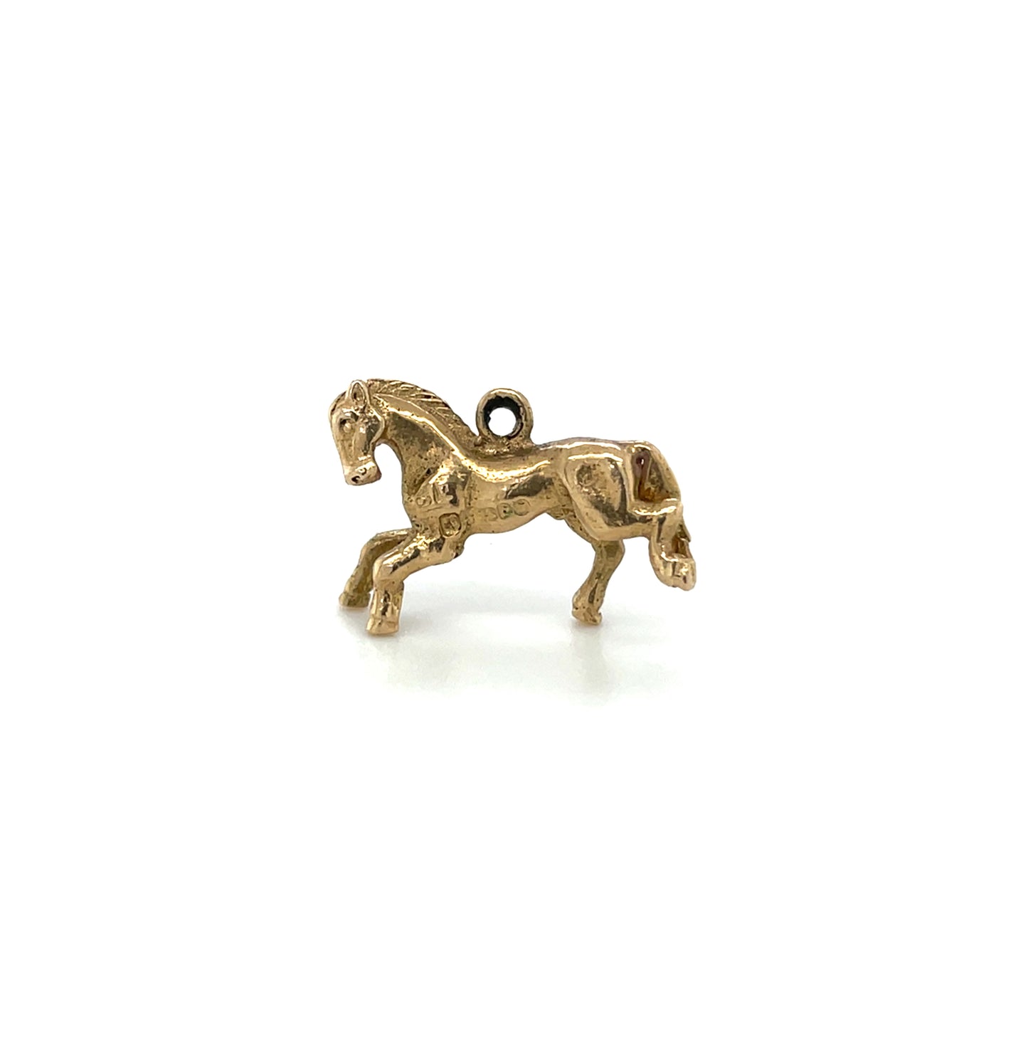 9ct Yellow Gold Horse Charm