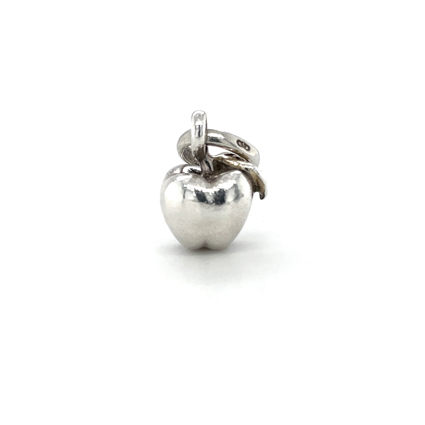 Silver Apple Charm