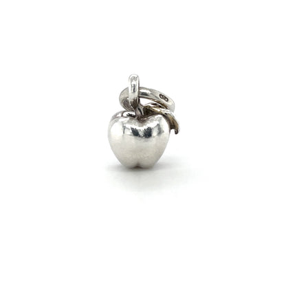 Silver Apple Charm