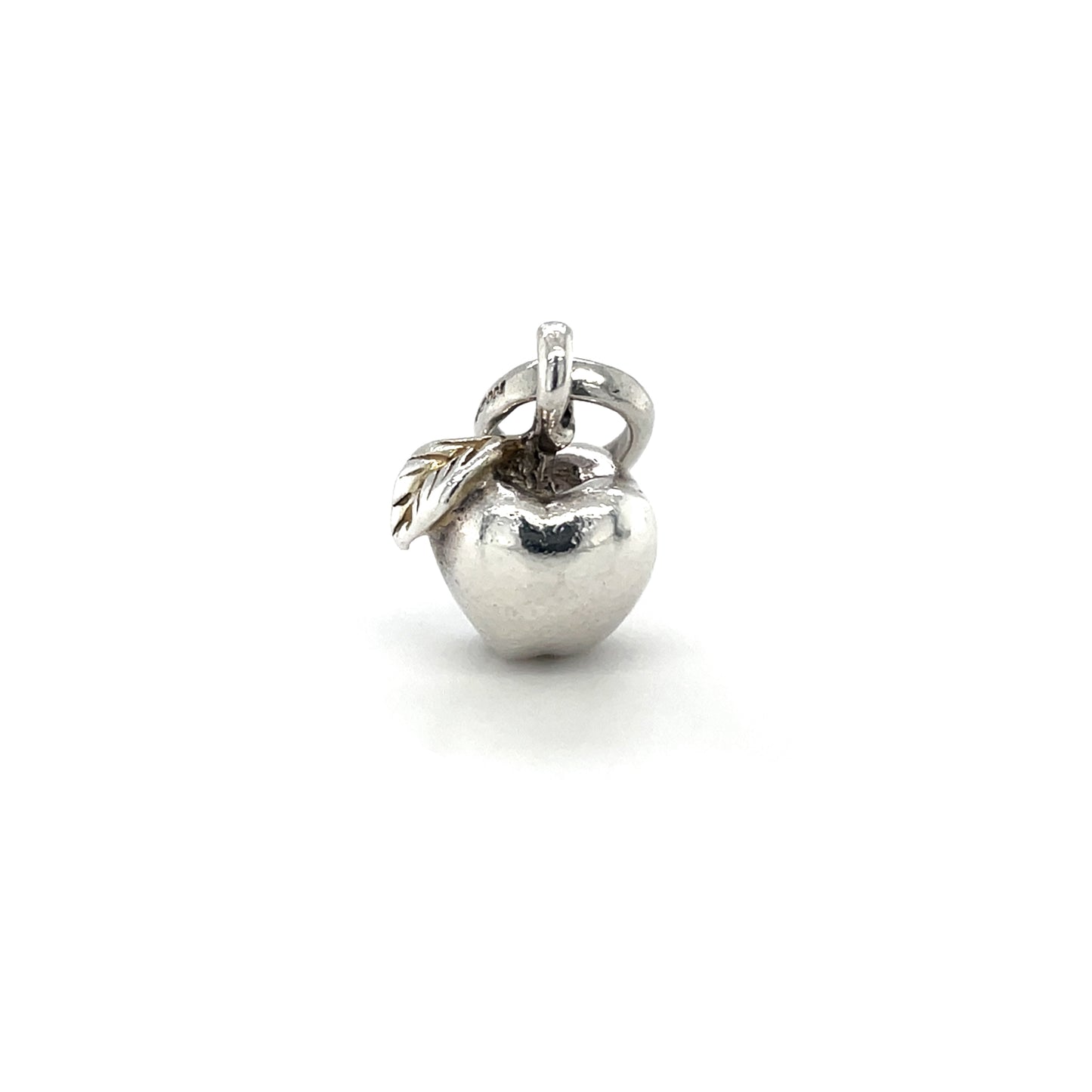 Silver Apple Charm