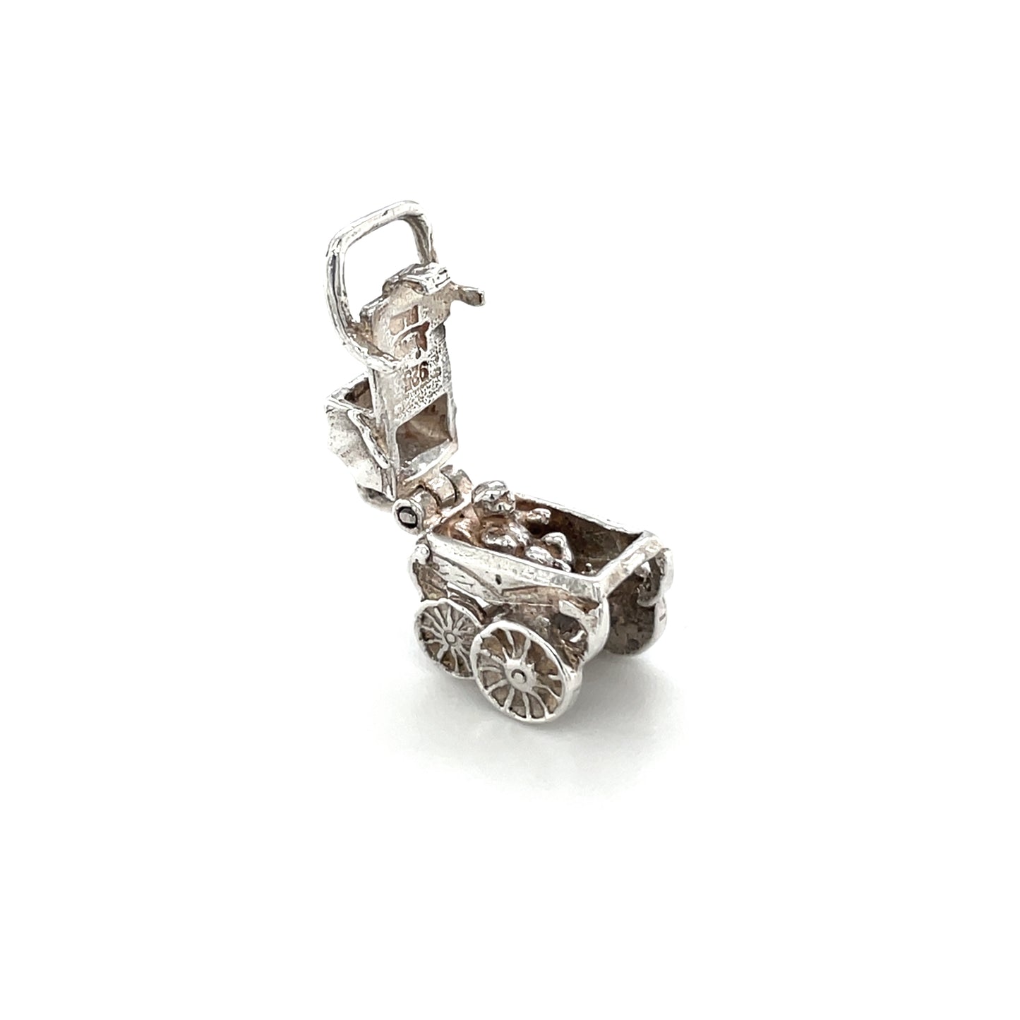 Silver Pram Charm