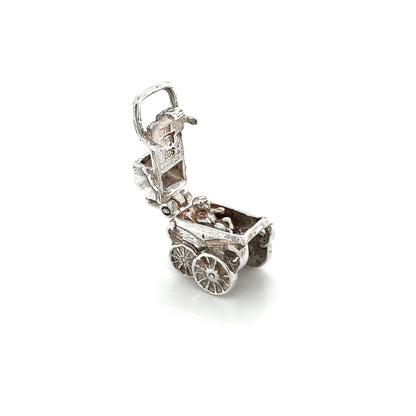 Silver Pram Charm