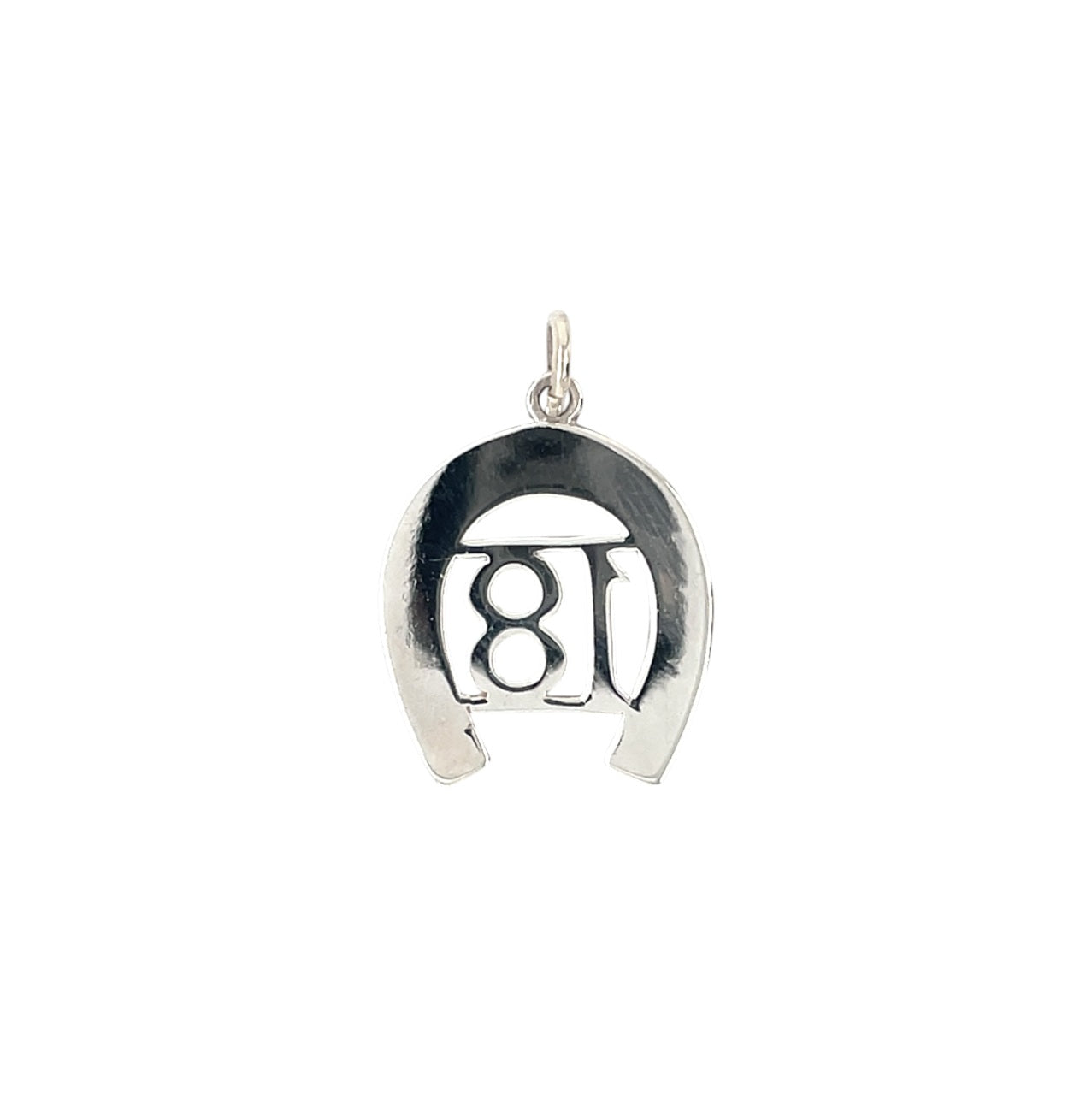 Silver Horseshoe 18th Birthday Charm