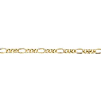 9ct Yellow Gold Figaro Chain (20")