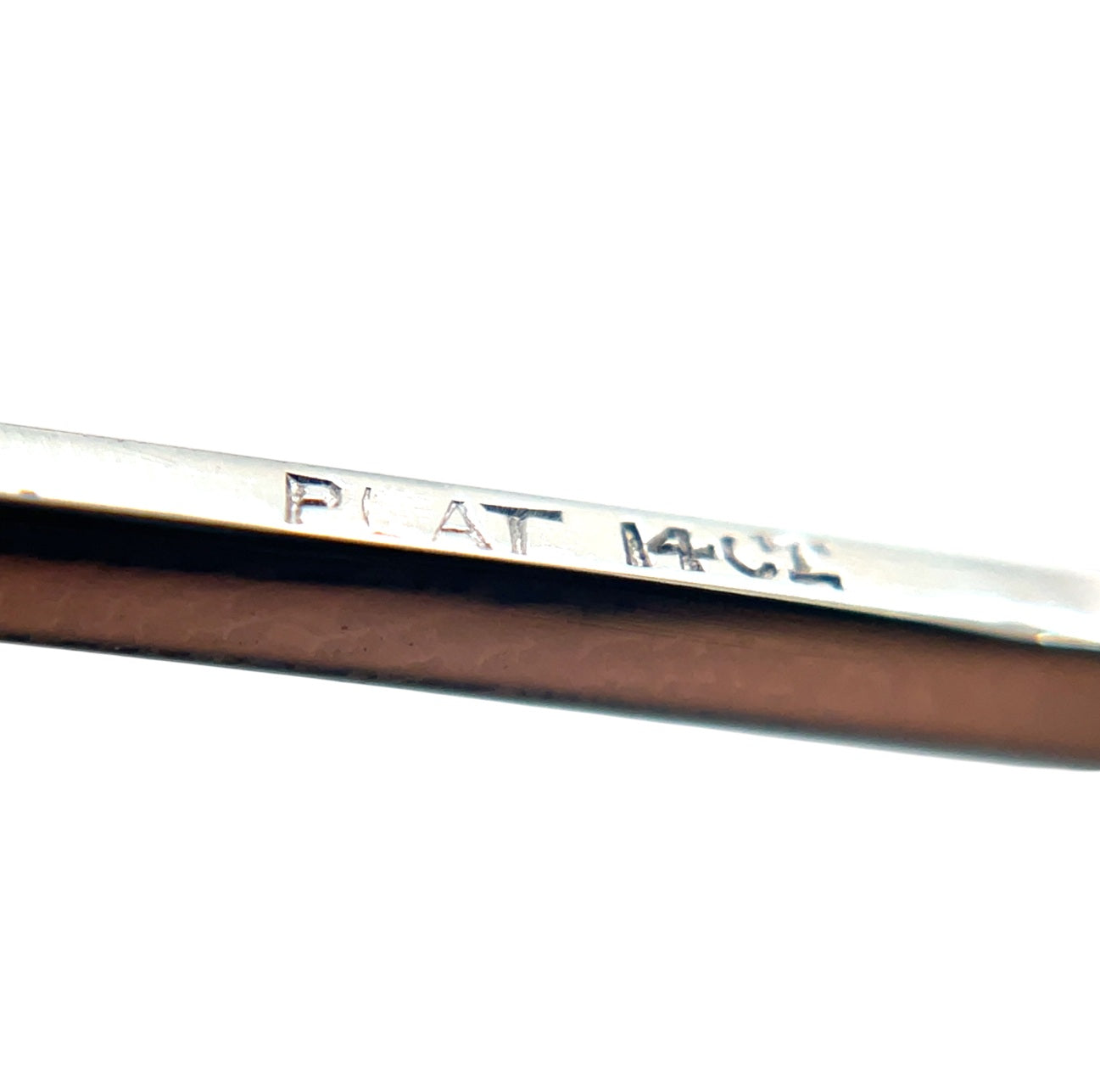 14ct White Gold Aquamarine & Diamond Brooch