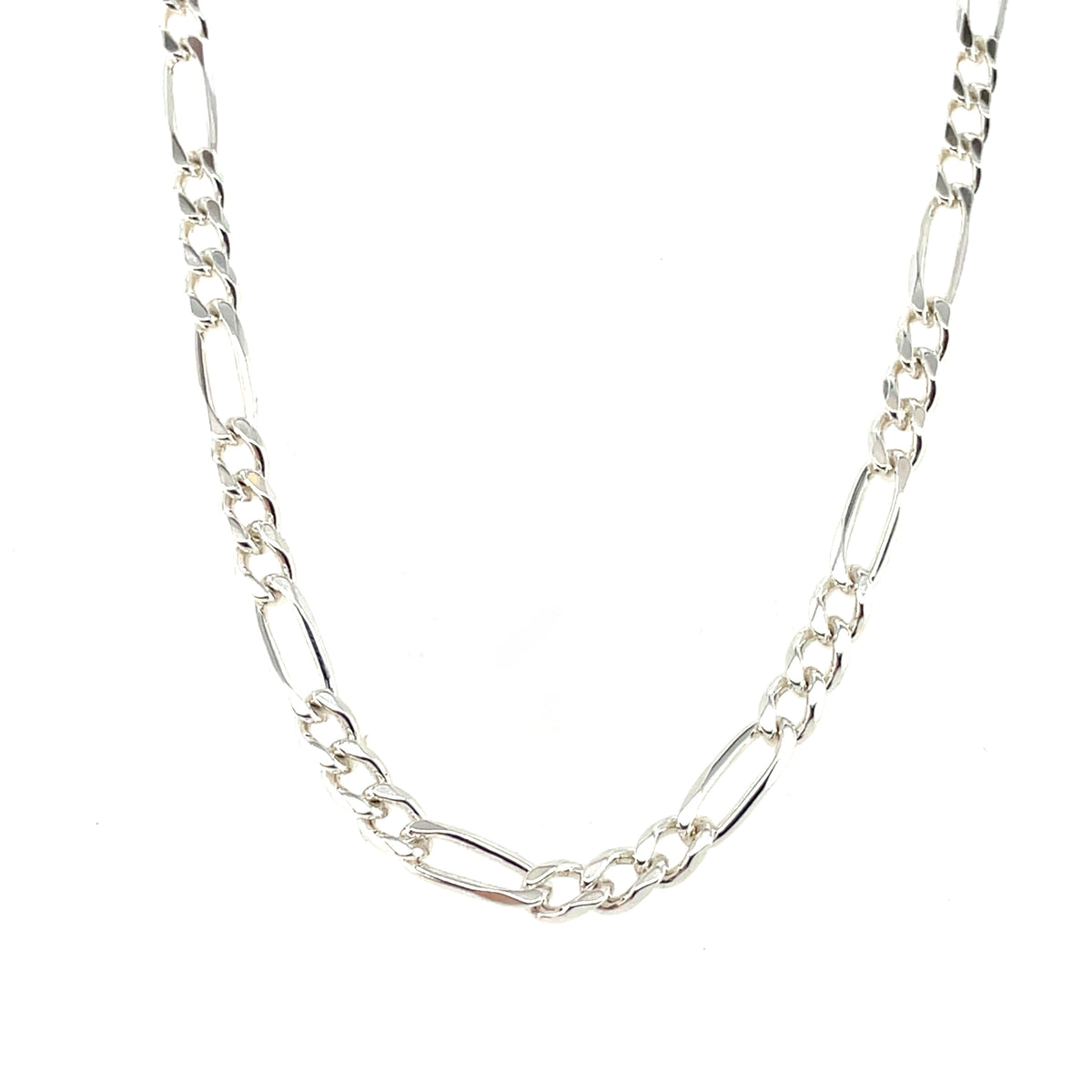 Silver Figaro Chain (22")