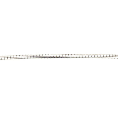 Silver Omega Snake Chain (18")
