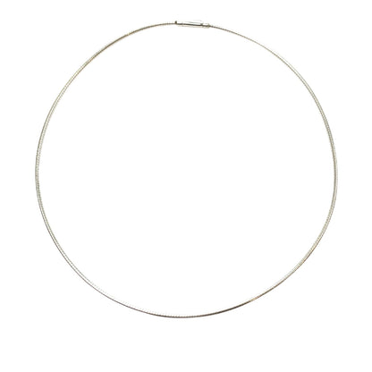 Silver Omega Snake Chain (18")