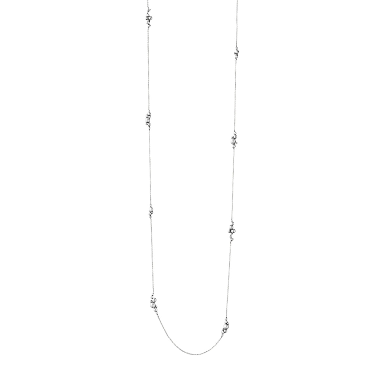Georg Jensen Moonlight Grapes Sautoir Necklace in Sterling Silver