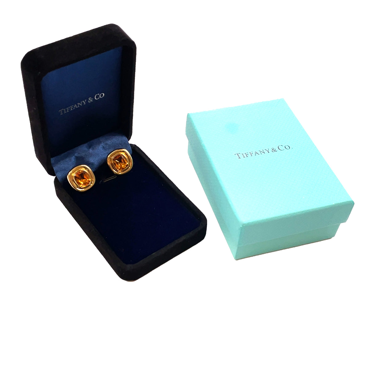 18ct Yellow Gold Tiffany & Co. Paloma Picasso Citrine Earrings