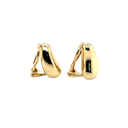 18ct Yellow Gold Tiffany & Co. Bean Earrings