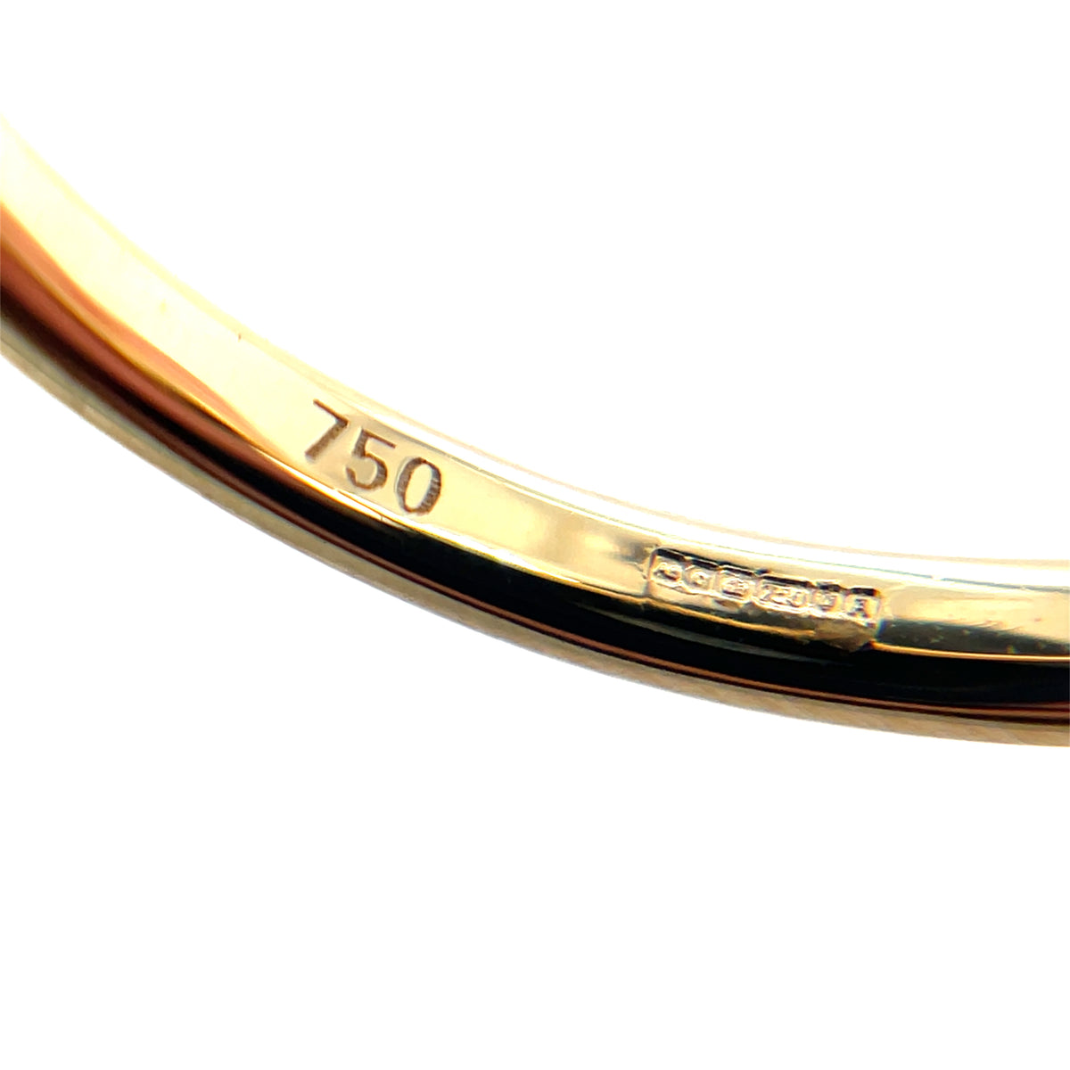 18ct Yellow Gold Sapphire Single Stone Ring (M)