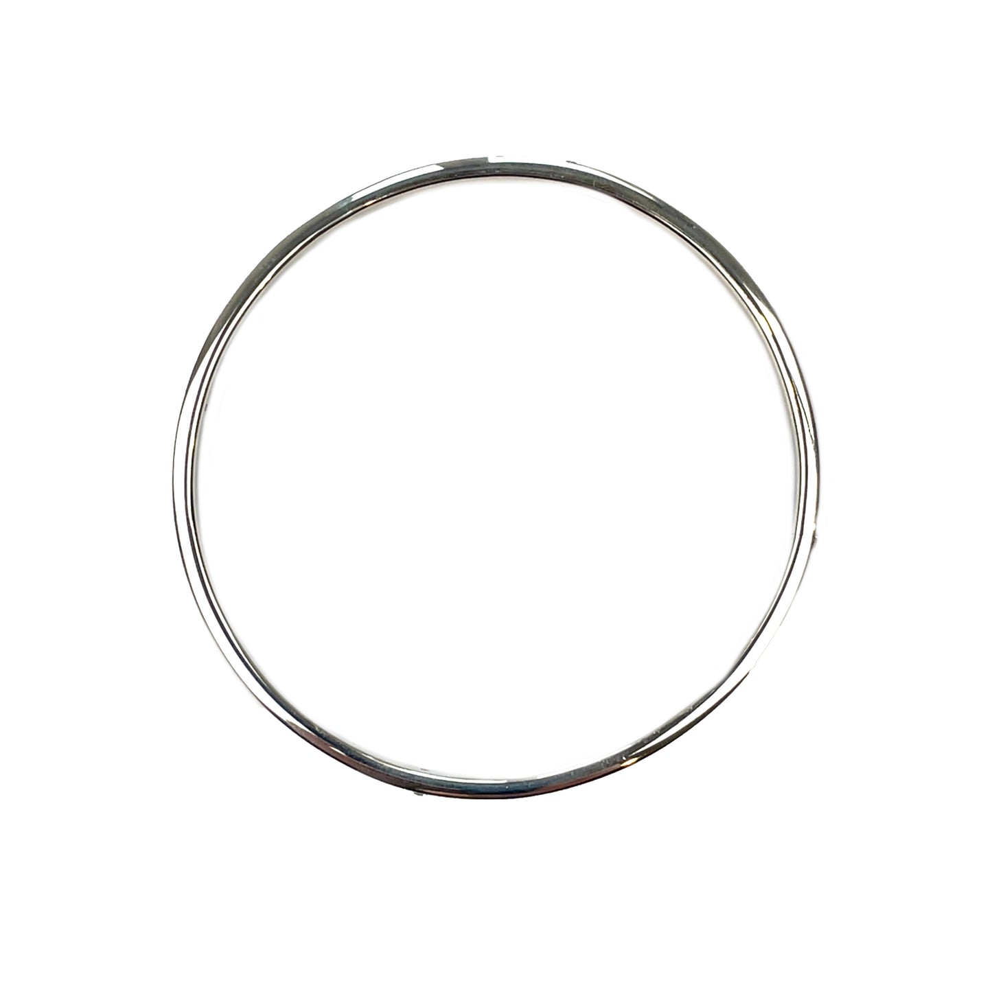 9ct White Gold Diamond Bangle