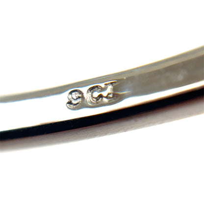 9ct White Gold Diamond Bangle