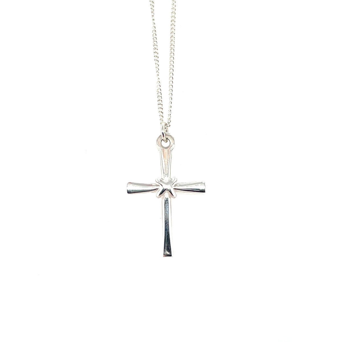 Silver Celtic Cross Pendant & Chain (18")