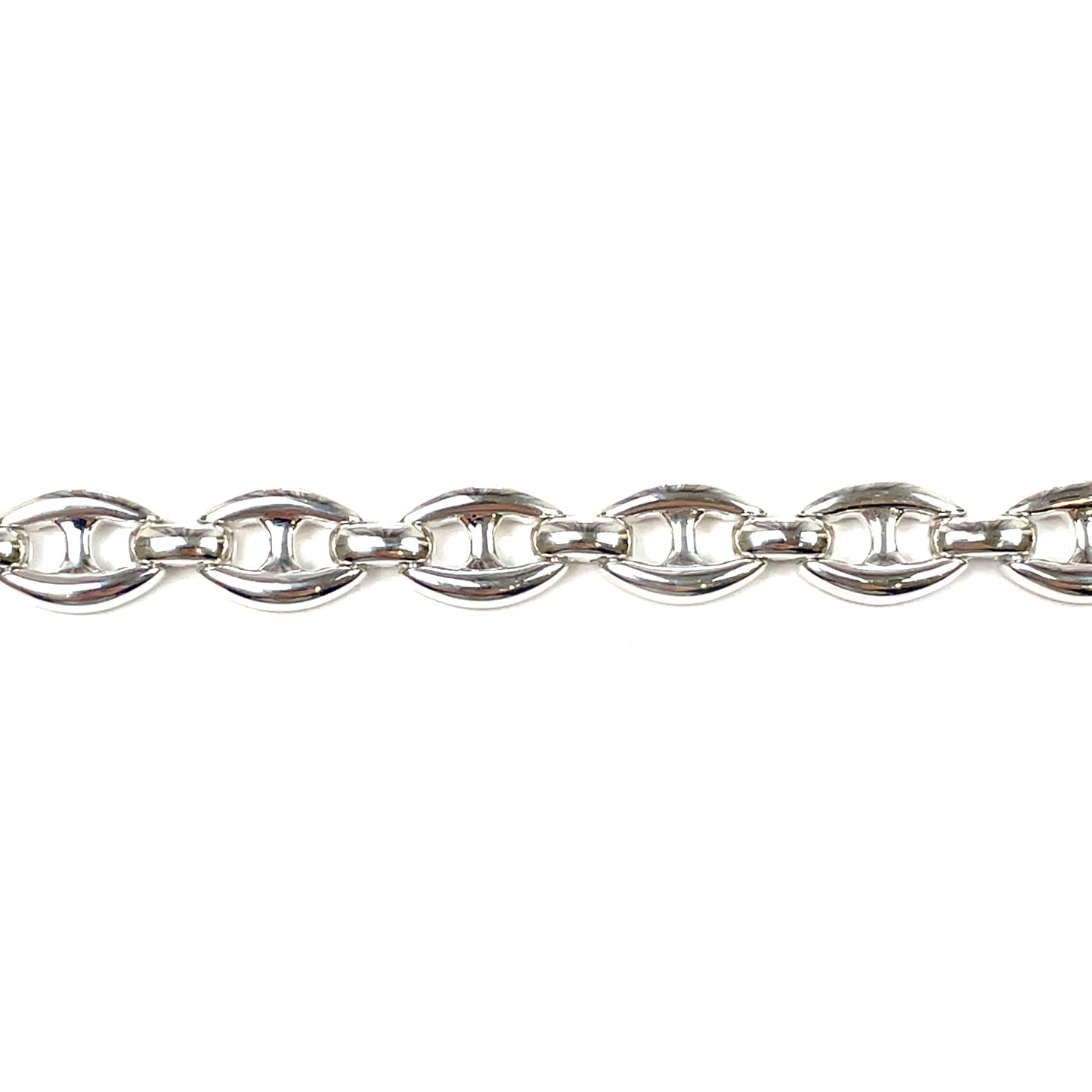 A Silver Linked Bracelet (7")