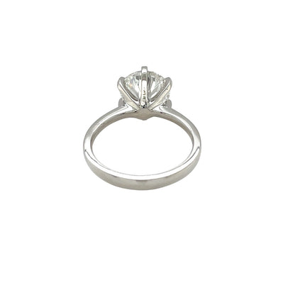 Platinum Lab-Grown Diamond Solitaire Ring (M)
