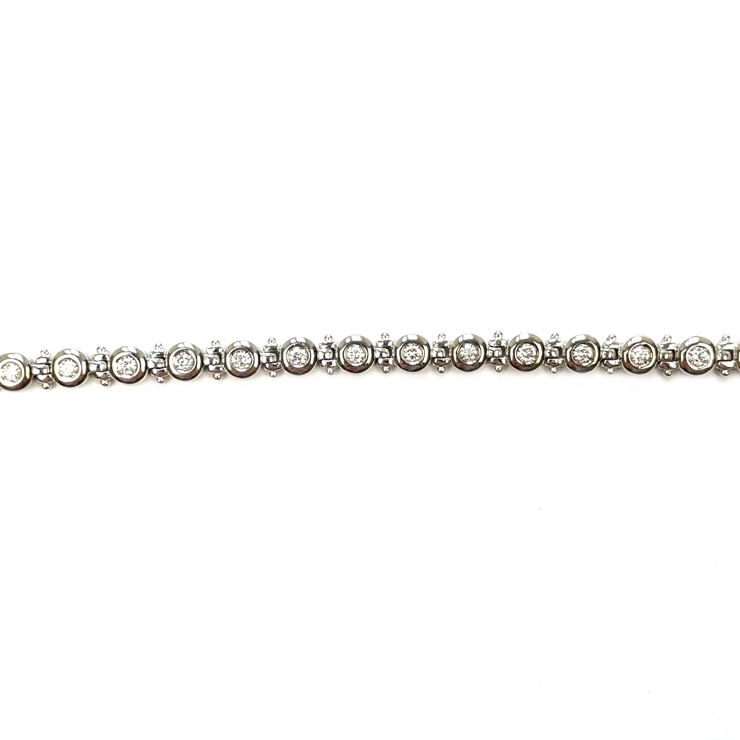 18ct White Gold Diamond Collar Necklace (16")