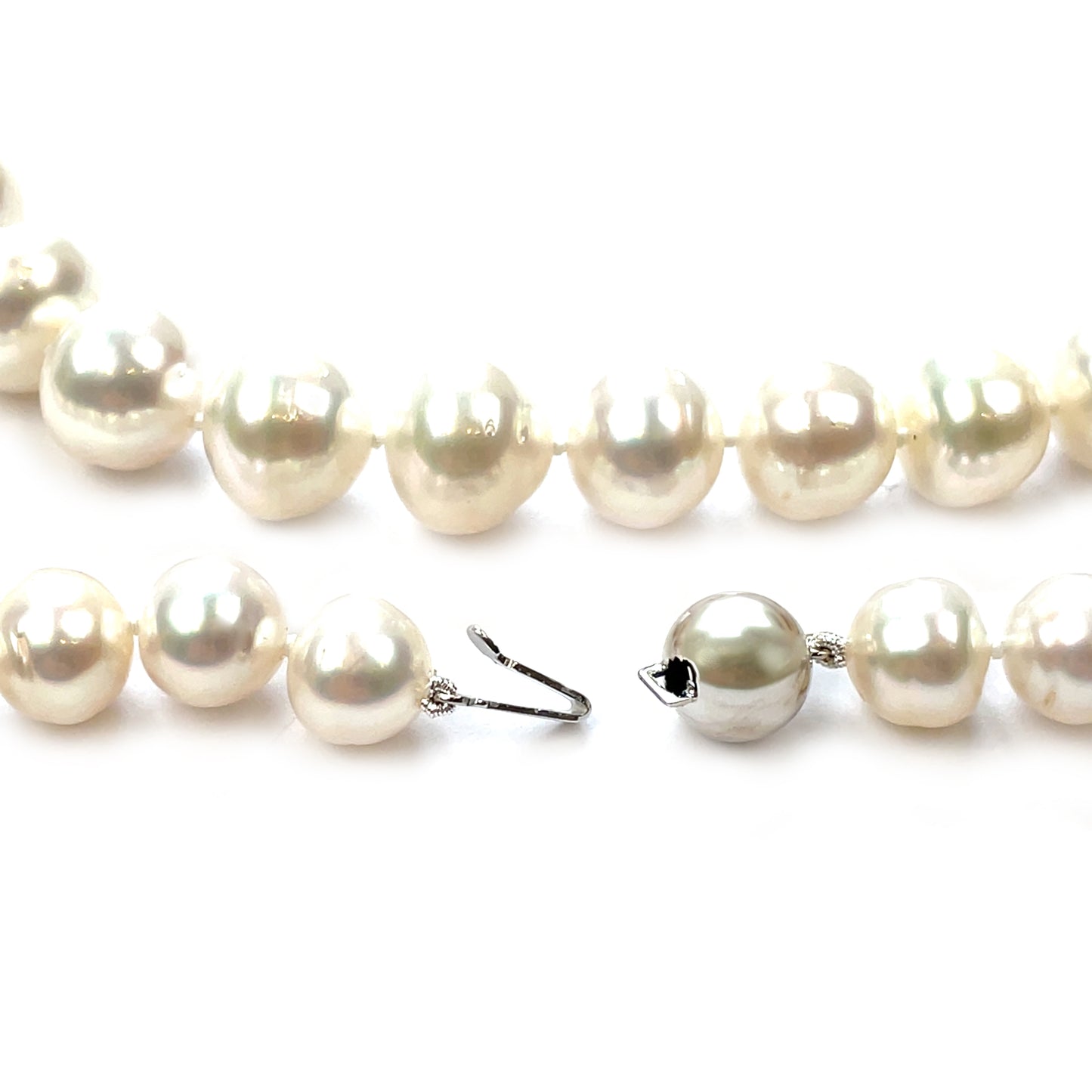14ct White Gold South Sea Pearl Necklace (16")