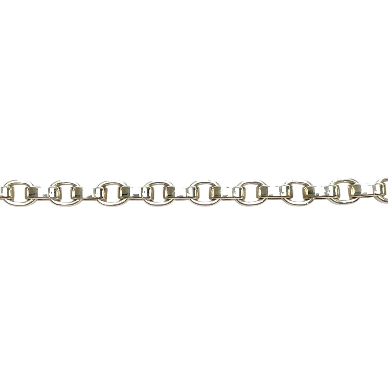 Silver Belcher Bracelet (9")