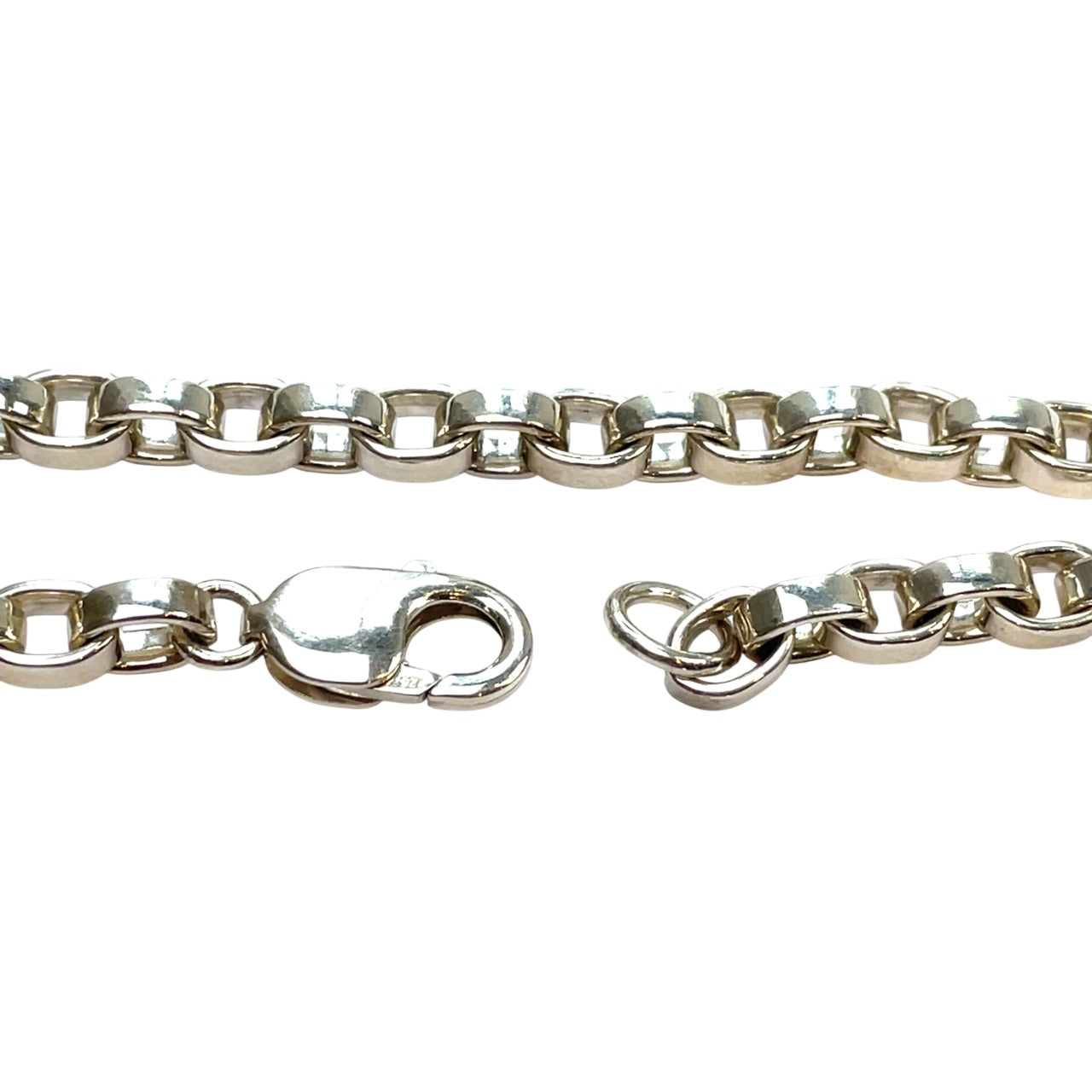 Silver Belcher Bracelet (9")