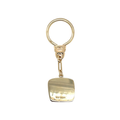 9ct Yellow Gold Mercedes Key Ring