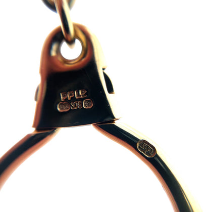 9ct Yellow Gold Mercedes Key Ring