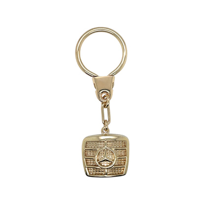9ct Yellow Gold Mercedes Key Ring
