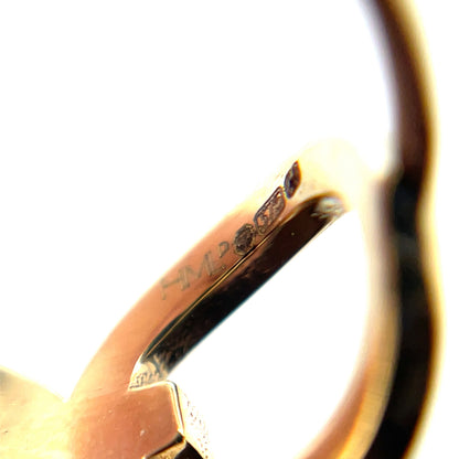 9ct Yellow Gold Oval & Bar Hinged Hoop Earrings (16mm)