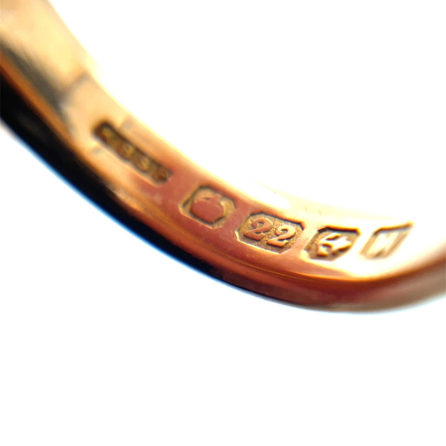 22ct Yellow Gold Double Rope Ring (S)