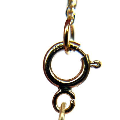 18ct Yellow Gold Ruby & Diamond Drop Pendant