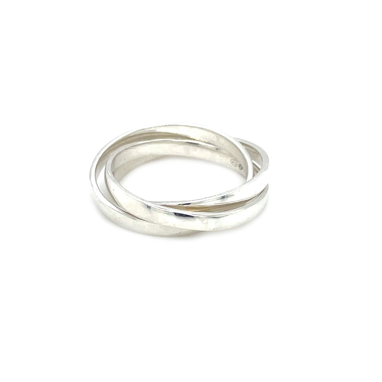 Platinum Russian-Style Wedding Band (N)