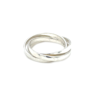 Platinum Russian-Style Wedding Band (N)