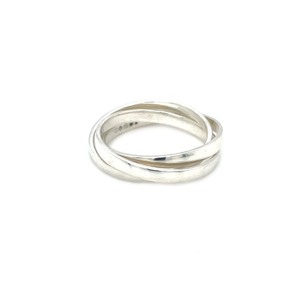 Platinum Russian-Style Wedding Band (N)