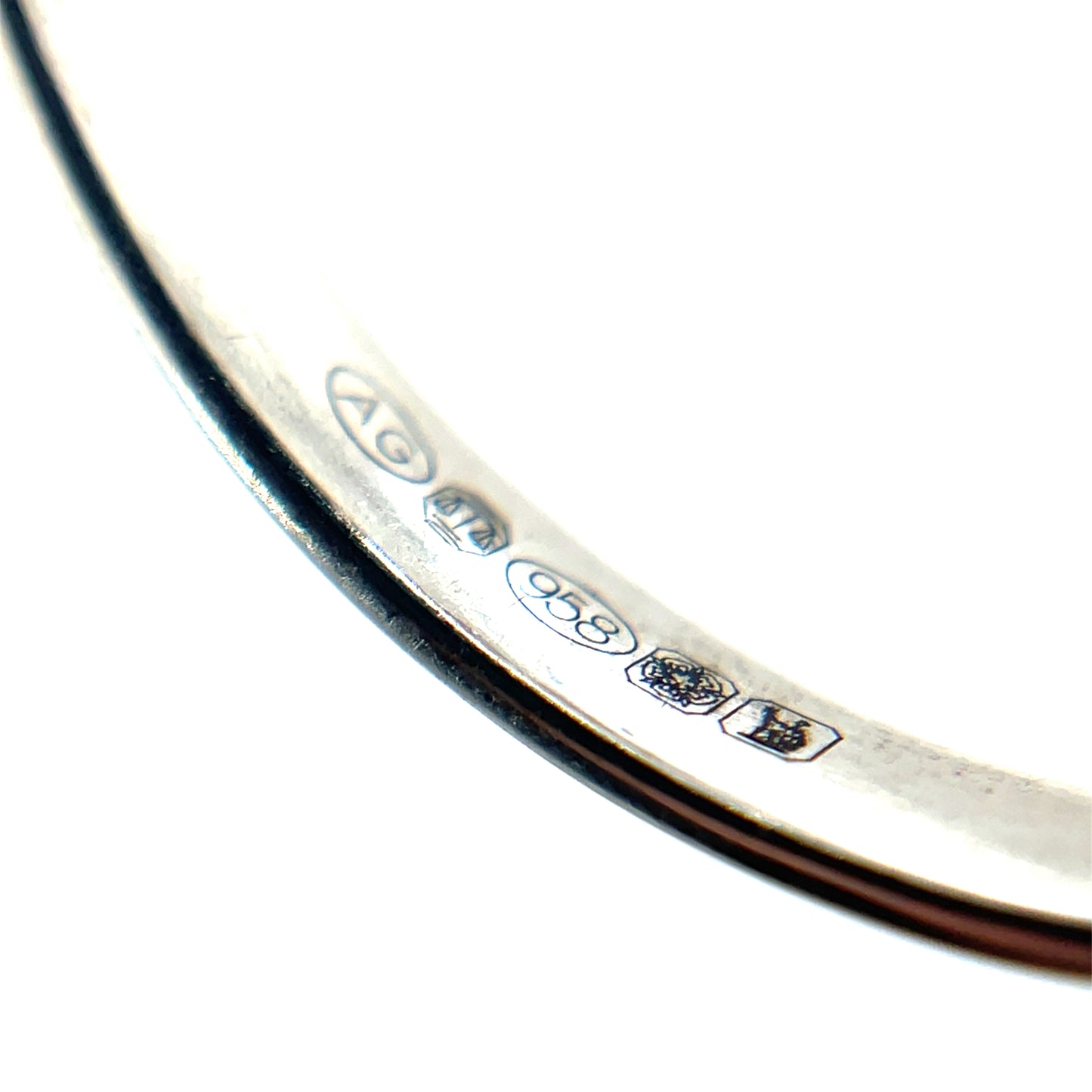 Platinum Russian-Style Wedding Band (N)