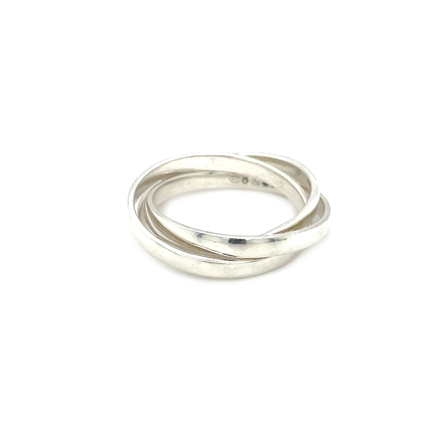 Platinum Russian-Style Wedding Band (N)
