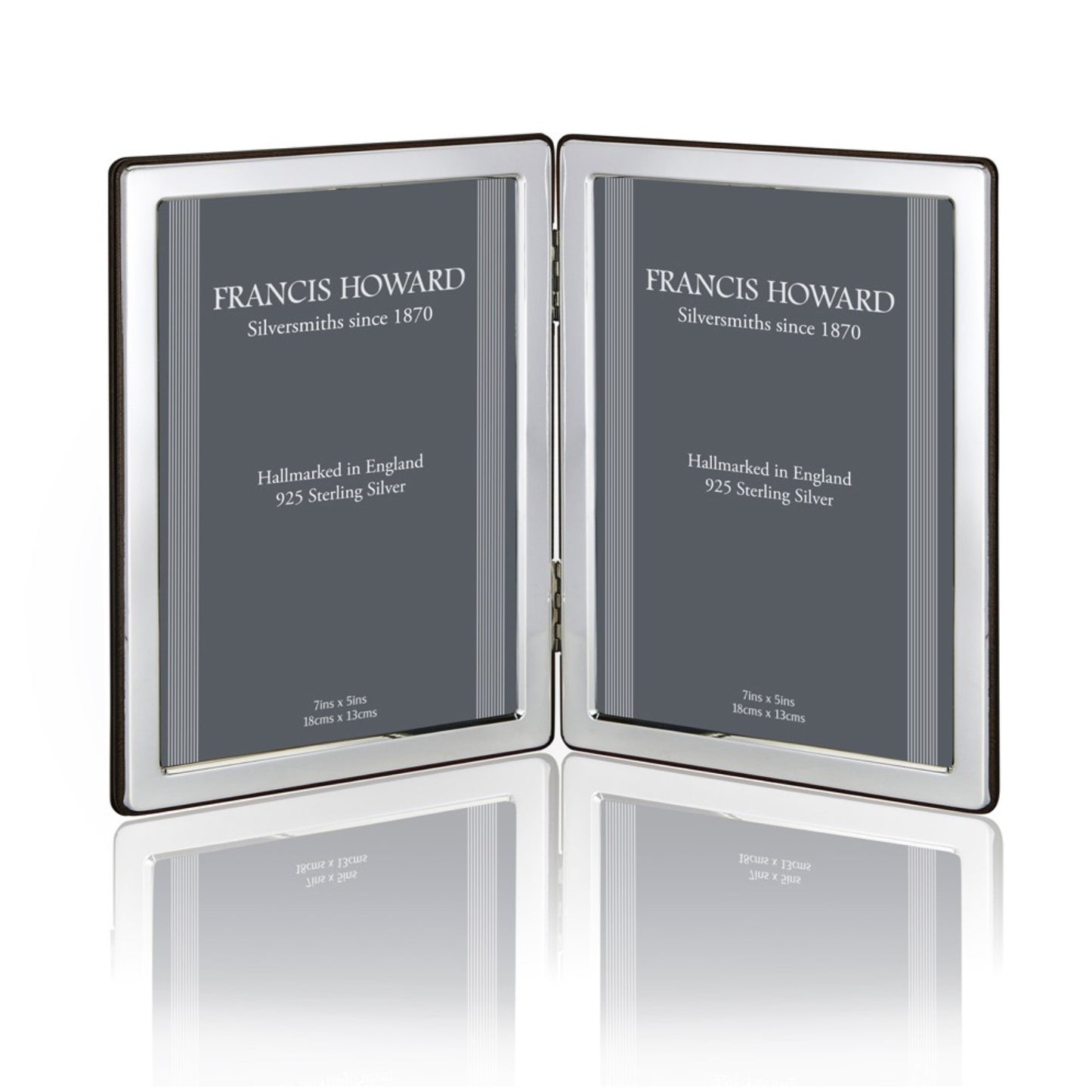 Silver Double Wells Frame (7x5)