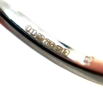 Pair of 18ct White Gold Diamond Ring Enhancers (N)