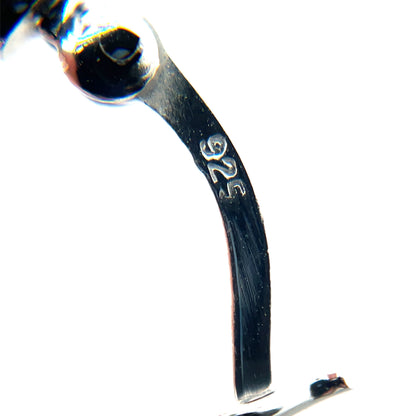 Silver Oval Hoop Earrings