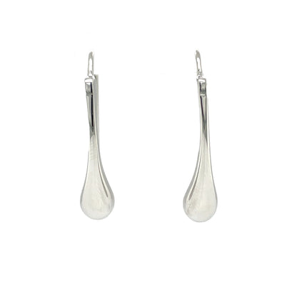 Silver Teardrop Earrings