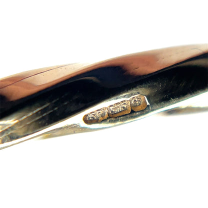 9ct Yellow Gold Twist Torque Bangle