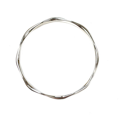 Silver Octagonal Bangle