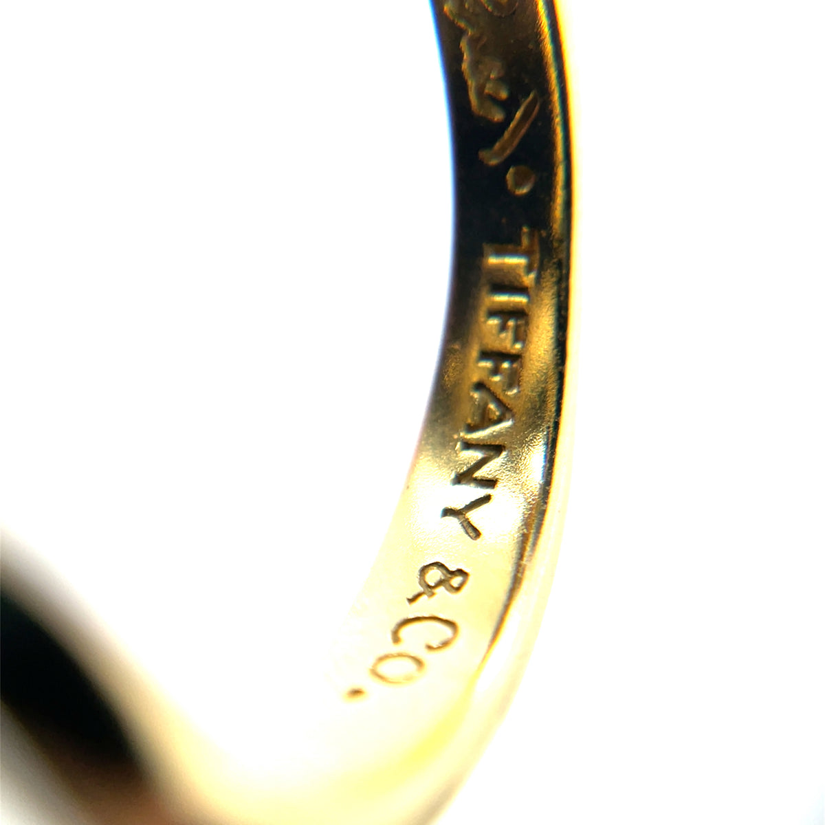 18ct Yellow Gold Tiffany & Co. Elsa Peretti Open Heart Ring (K1/2)