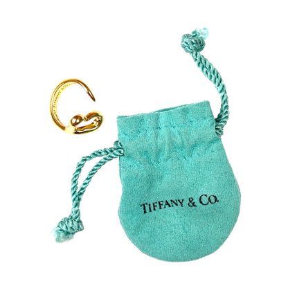 18ct Yellow Gold Tiffany & Co. Elsa Peretti Open Heart Ring (K1/2)